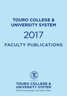 2017 Touro College & University System Faculty Publications