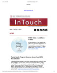 InTouch Week of January 3, 2023 by New York Medical College