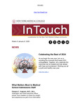 InTouch Week of January 6, 2025 by New York Medical College