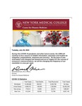 COVID-19 Newsletter (vol. 30) by Center for Disaster Medicine, New York Medical College