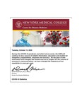 COVID-19 Newsletter (vol. 41) by Center for Disaster Medicine, New York Medical College