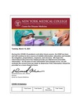 COVID-19 Newsletter (vol. 63) by Center for Disaster Medicine, New York Medical College