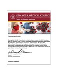 COVID-19 Newsletter (vol. 68) by Center for Disaster Medicine, New York Medical College